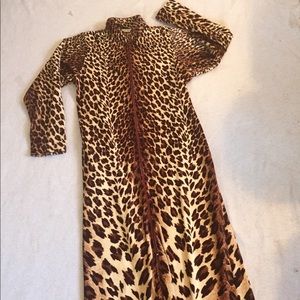 Vintage leopard lounger gown